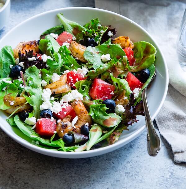 My Spinach Berry Salad